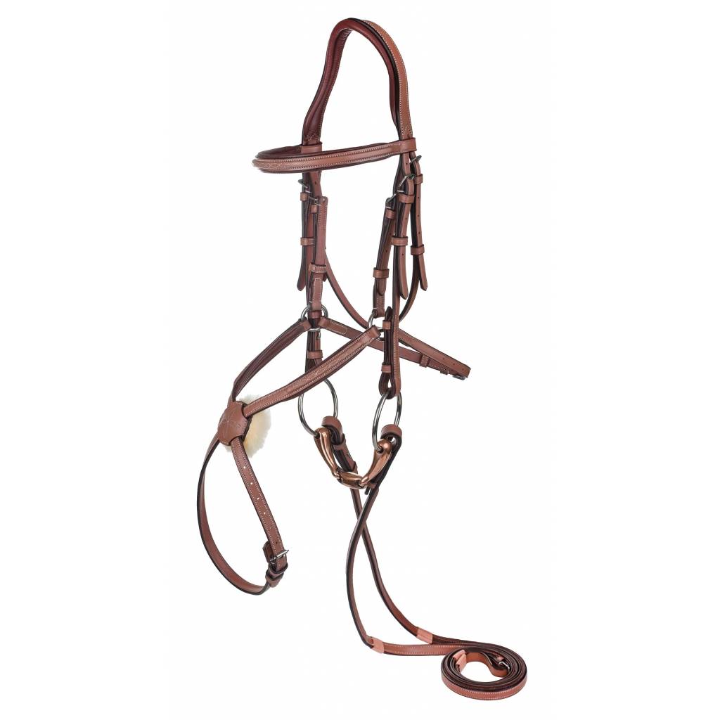 Henri de Rivel Laureate Figure 8 Bridle with Rubber Reins