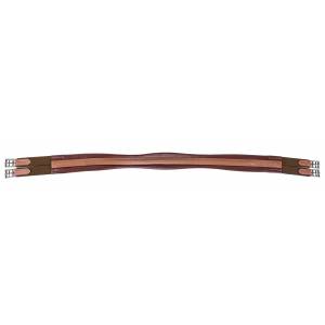 Henri de Rivel Laureate Raised Chafeless Leather Girth with Fancy Stitching