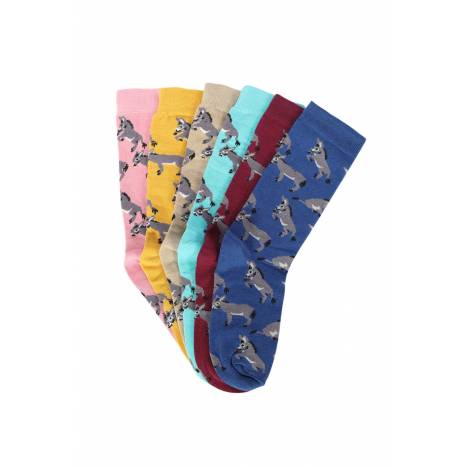 AWST Int'l Playful Donkeys Socks