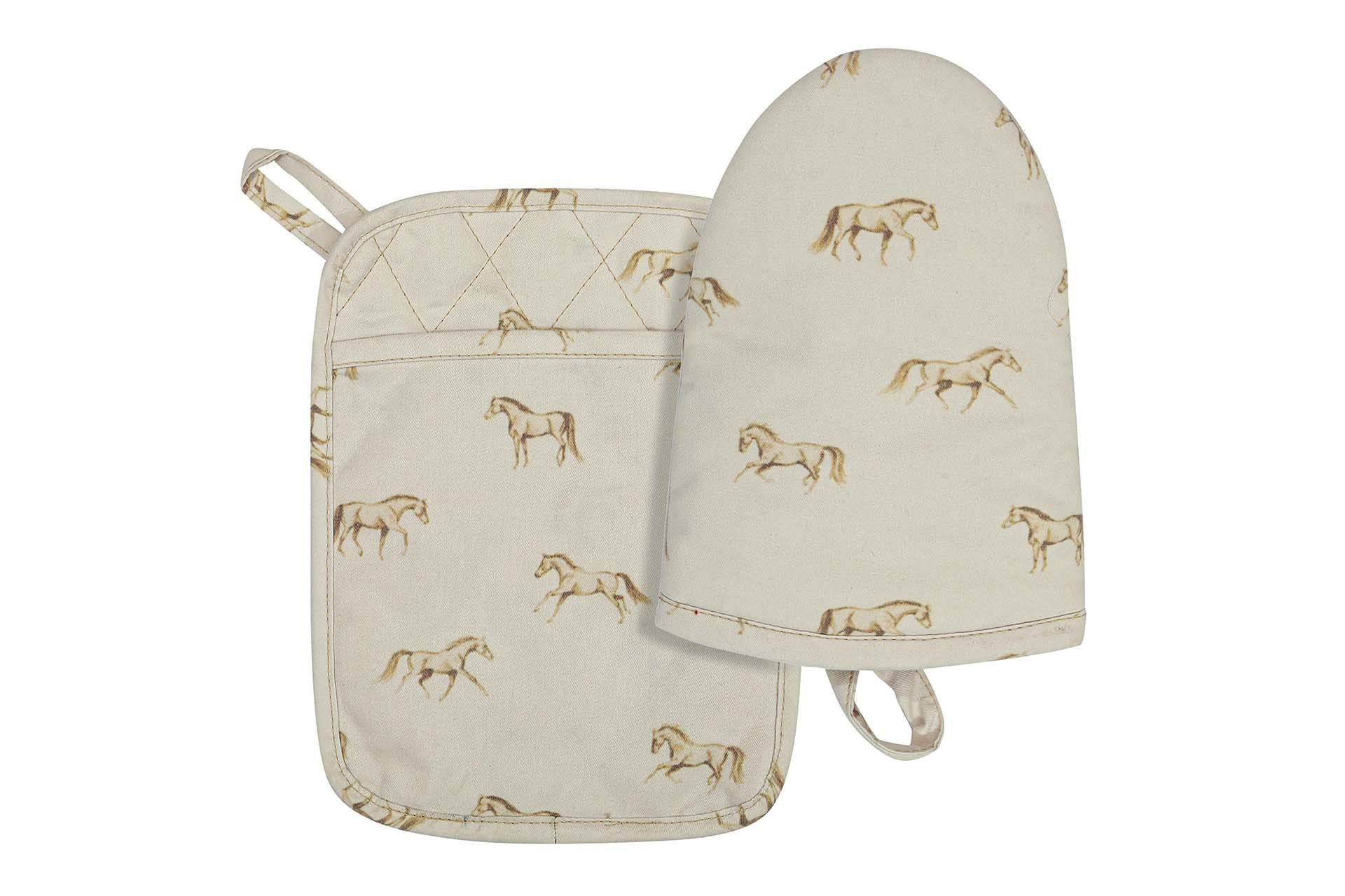AWST Int'l Oven Mitt and Pot Holder Set