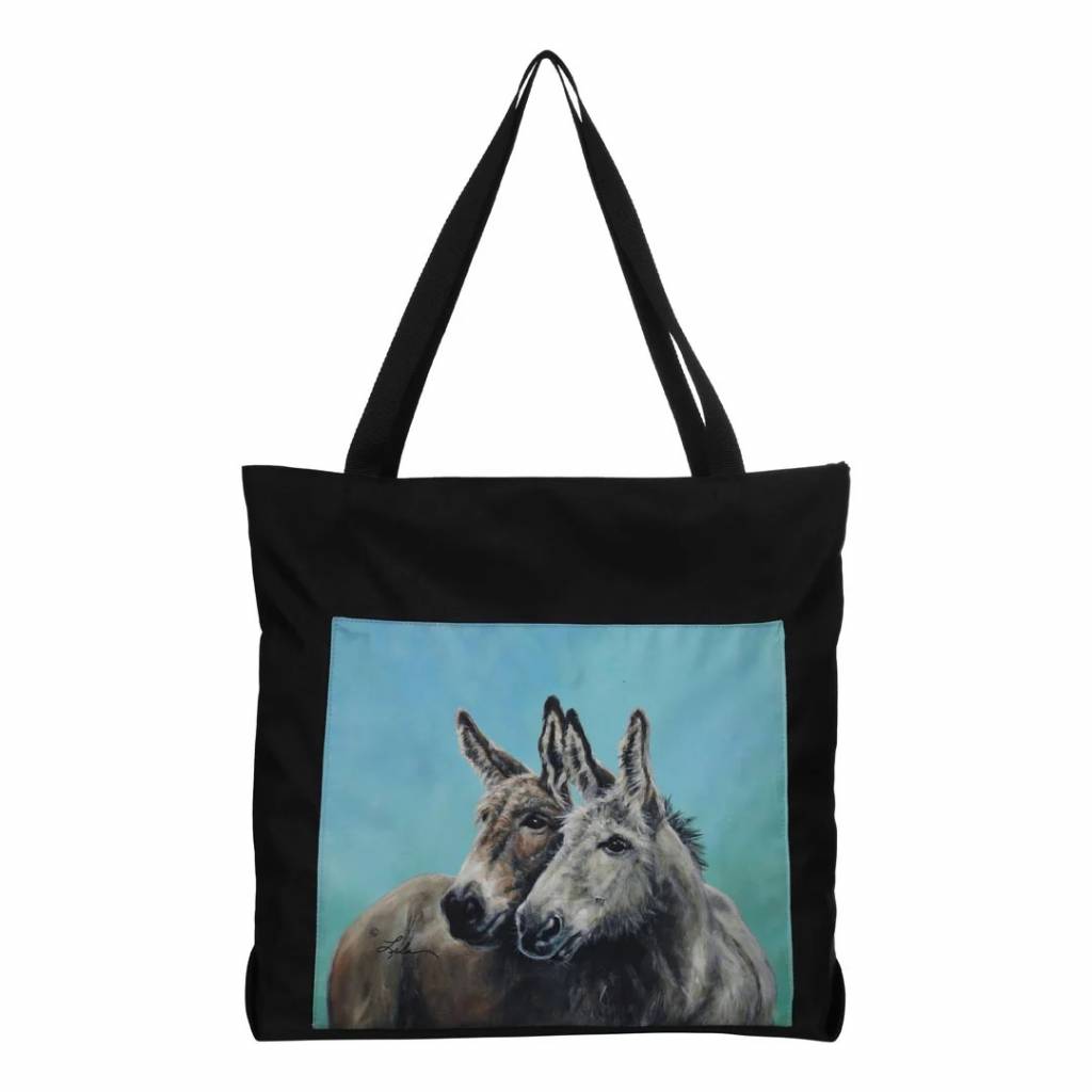 AWST Int'l Lila Donkey Friends Tote