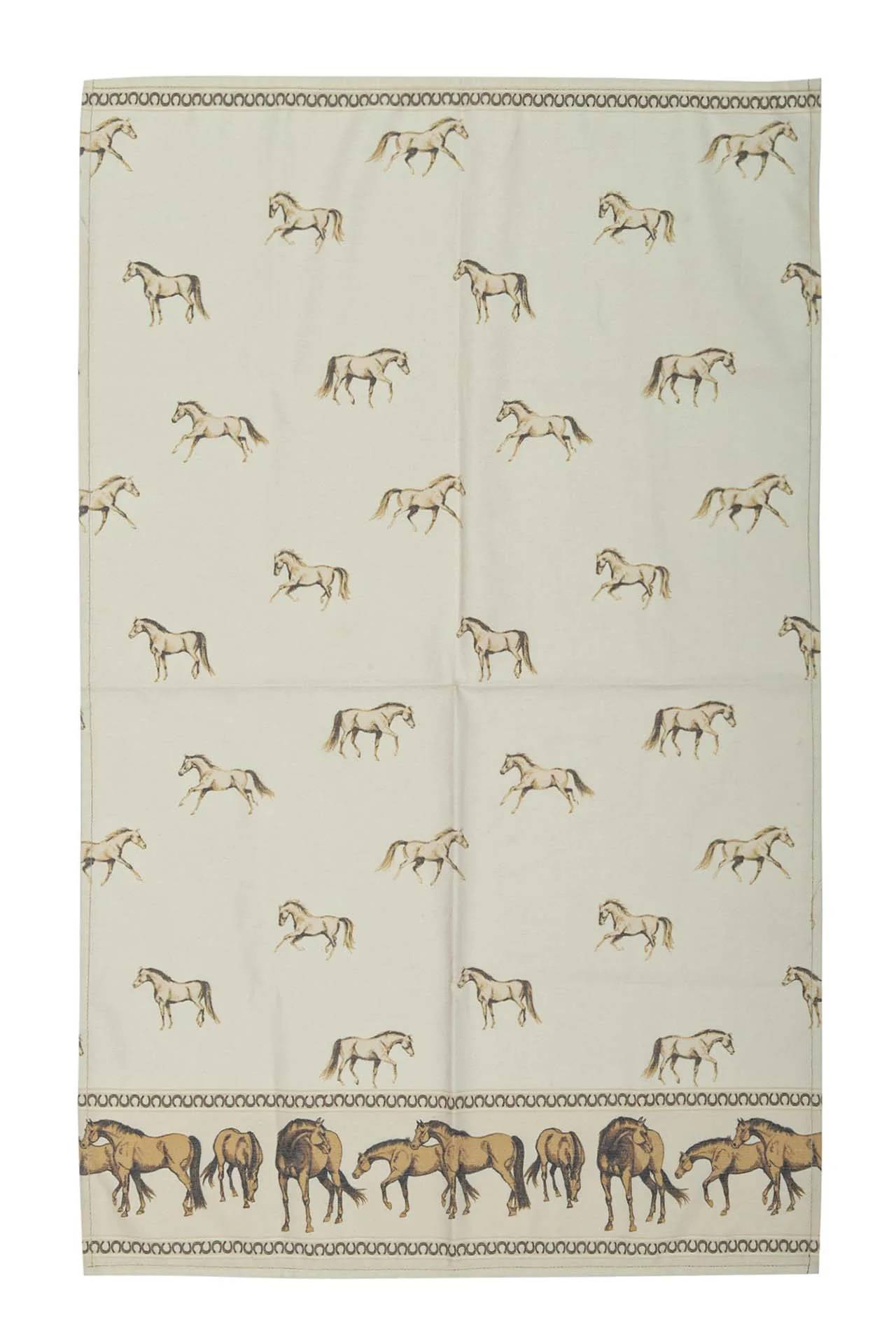 AWST Int'l Lila Horses on the Border Kitchen Towel