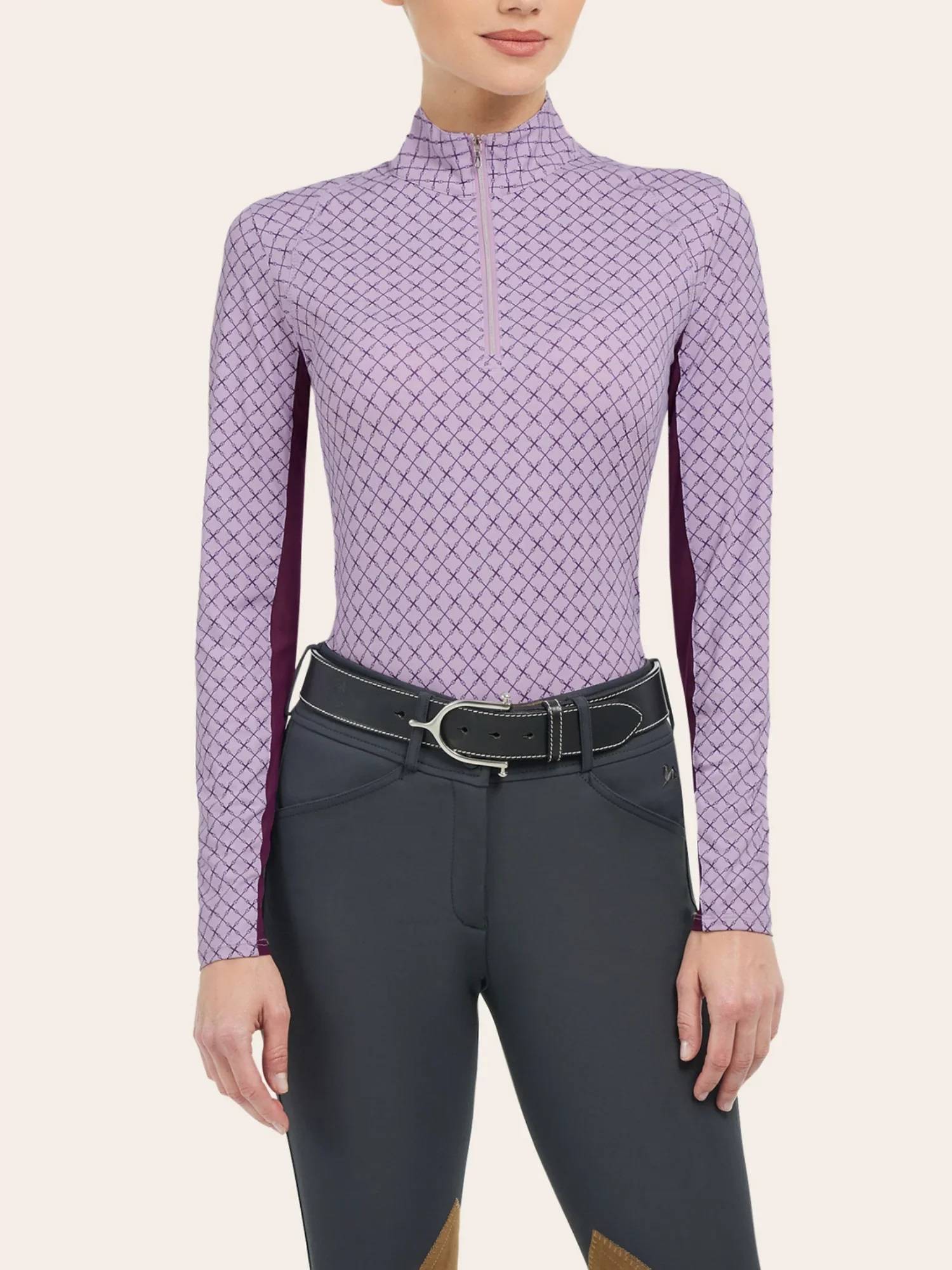 R.J. Classics Ladies Libby 1/4 Zip Shirt