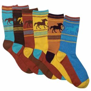 Desert Horse Crew Socks