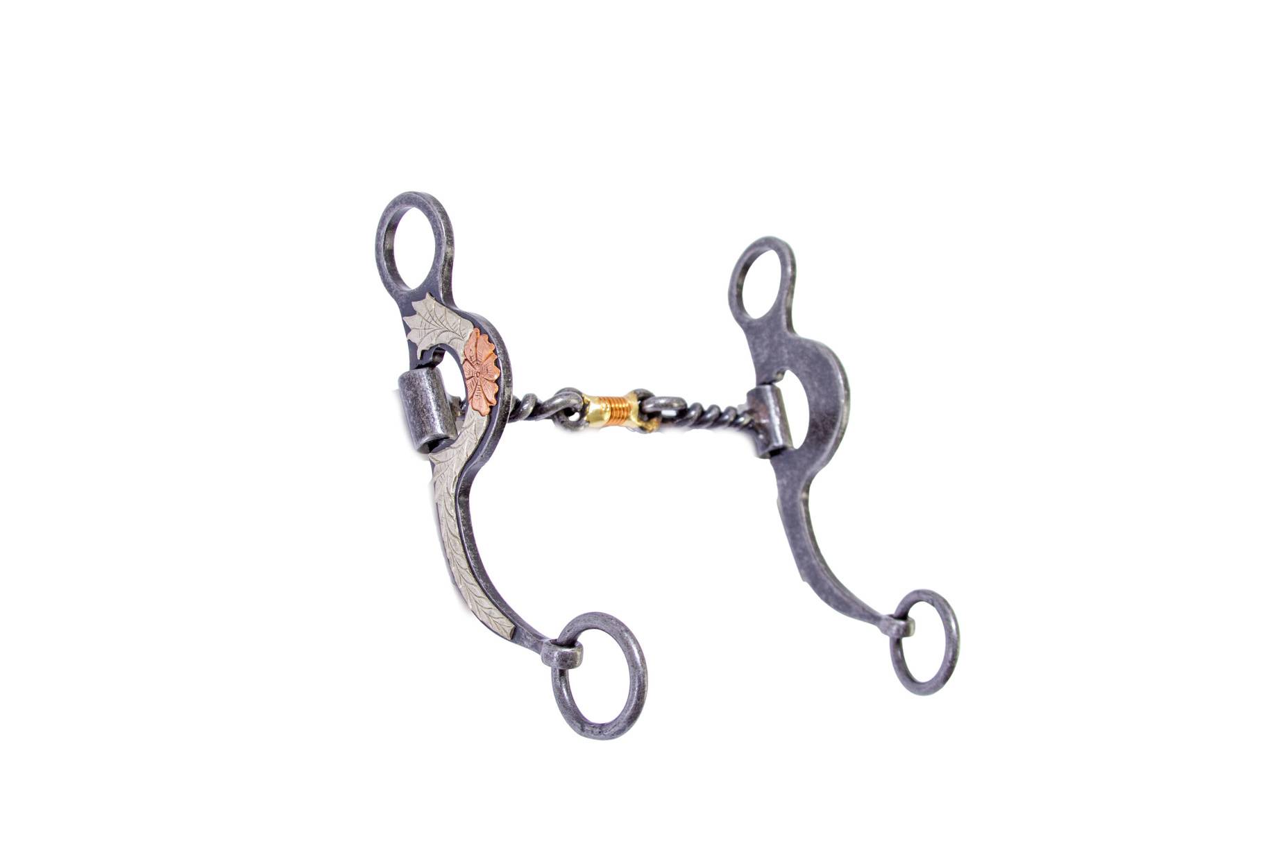 Aged Flying Clover Twisted Dogbone Bit