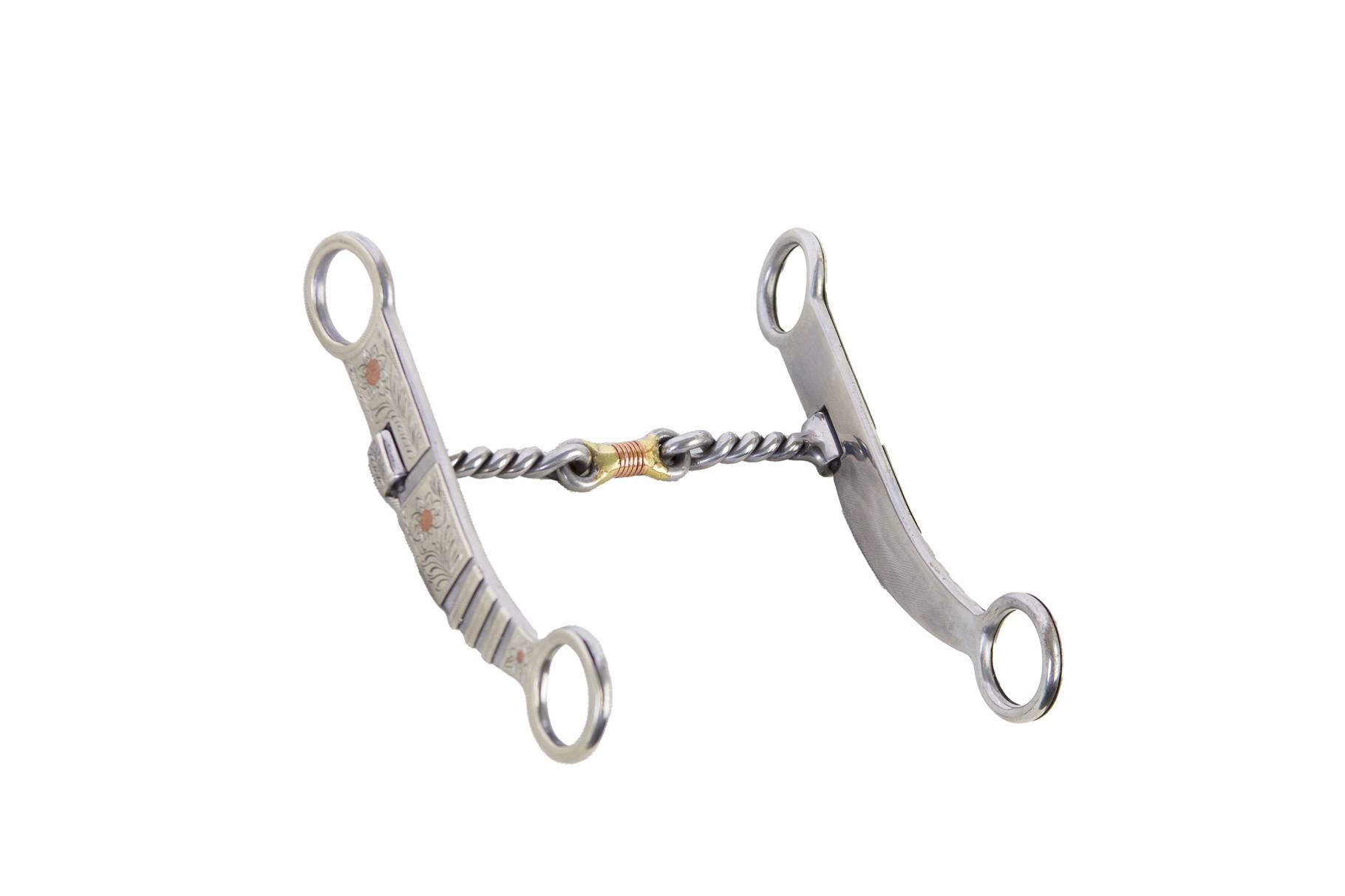 Twisted Dogbone Bit with Floral Trim