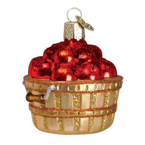 Apples Glass Ornament