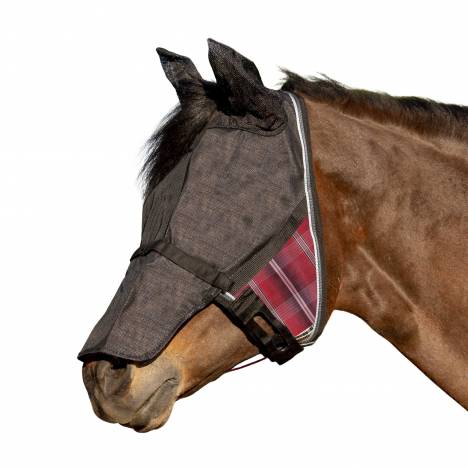 Kensington 90% UV Fly Mask CatchMask UViator - Soft Mesh Ears, Removable Nose & Forelock Opening