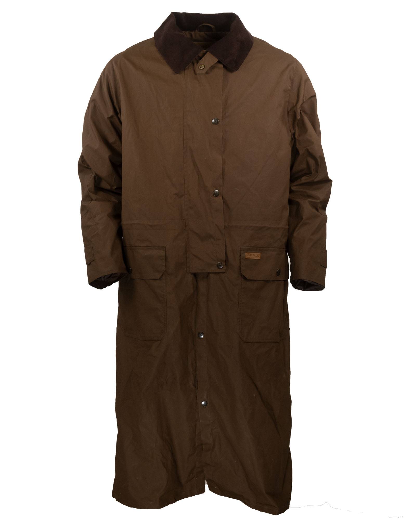 Outback Trading Mens Wax Cotton Duster Coat