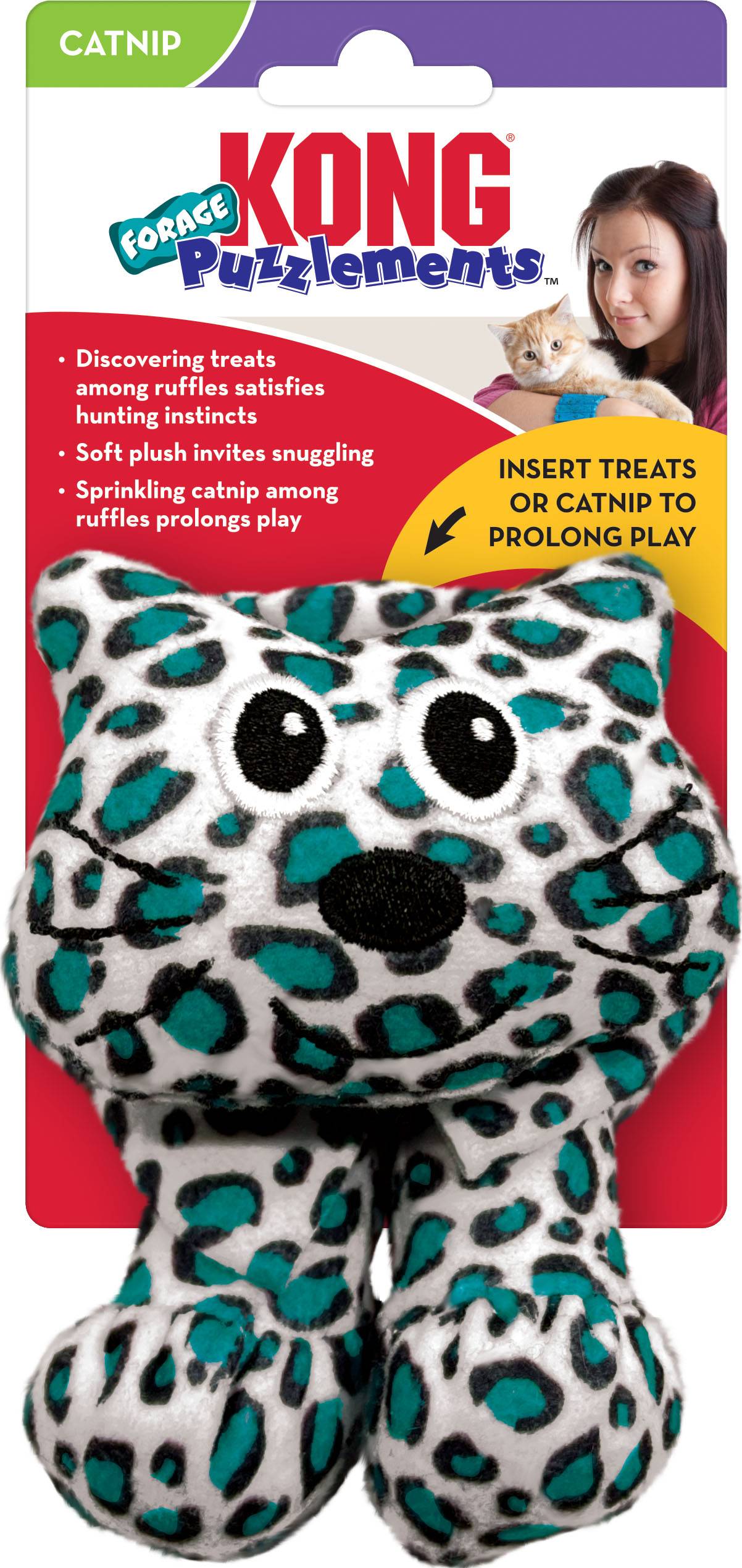 KONG Cat Puzzlements Forage Kitty