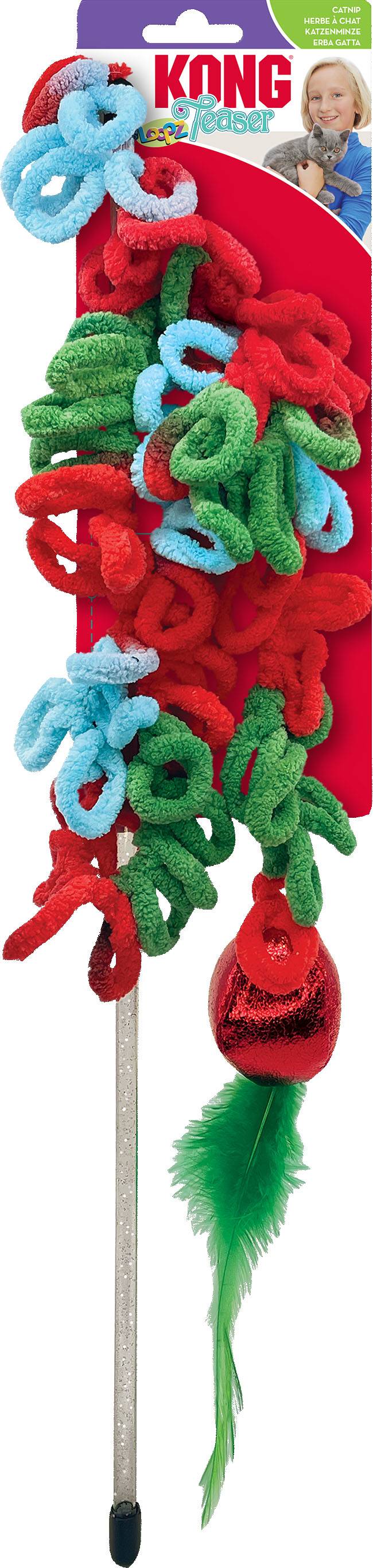 KONG Holiday Teaser Loopz Cat Toy