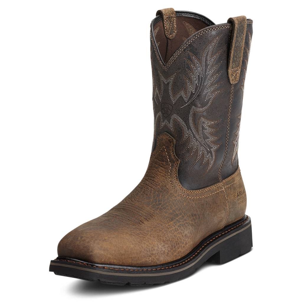 Ariat Mens Sierra Puncture Resistant Steel Toe Work Boots