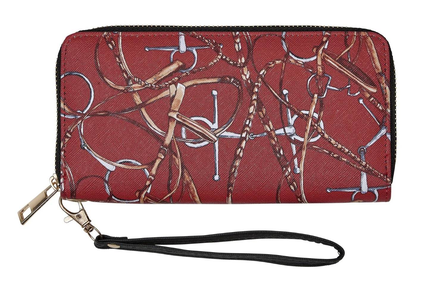 AWST Int'l Lila Snaffle Bridle Clutch Wallet