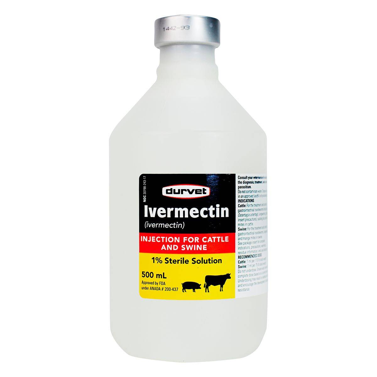 Durvet Ivermectin Cattle and Swine Injection