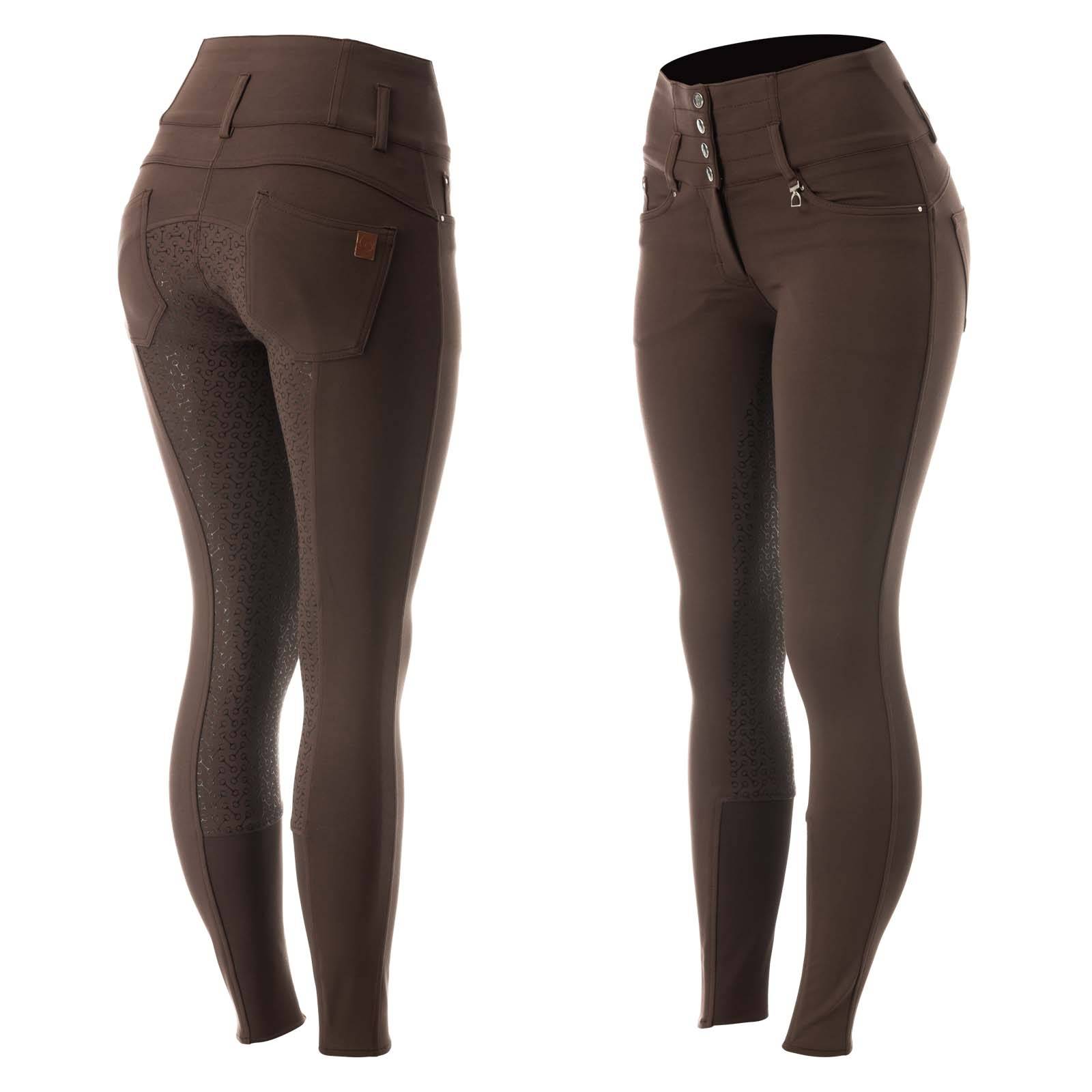 Horze Ladies Tara High Waist Silicone Full Seat Breeches