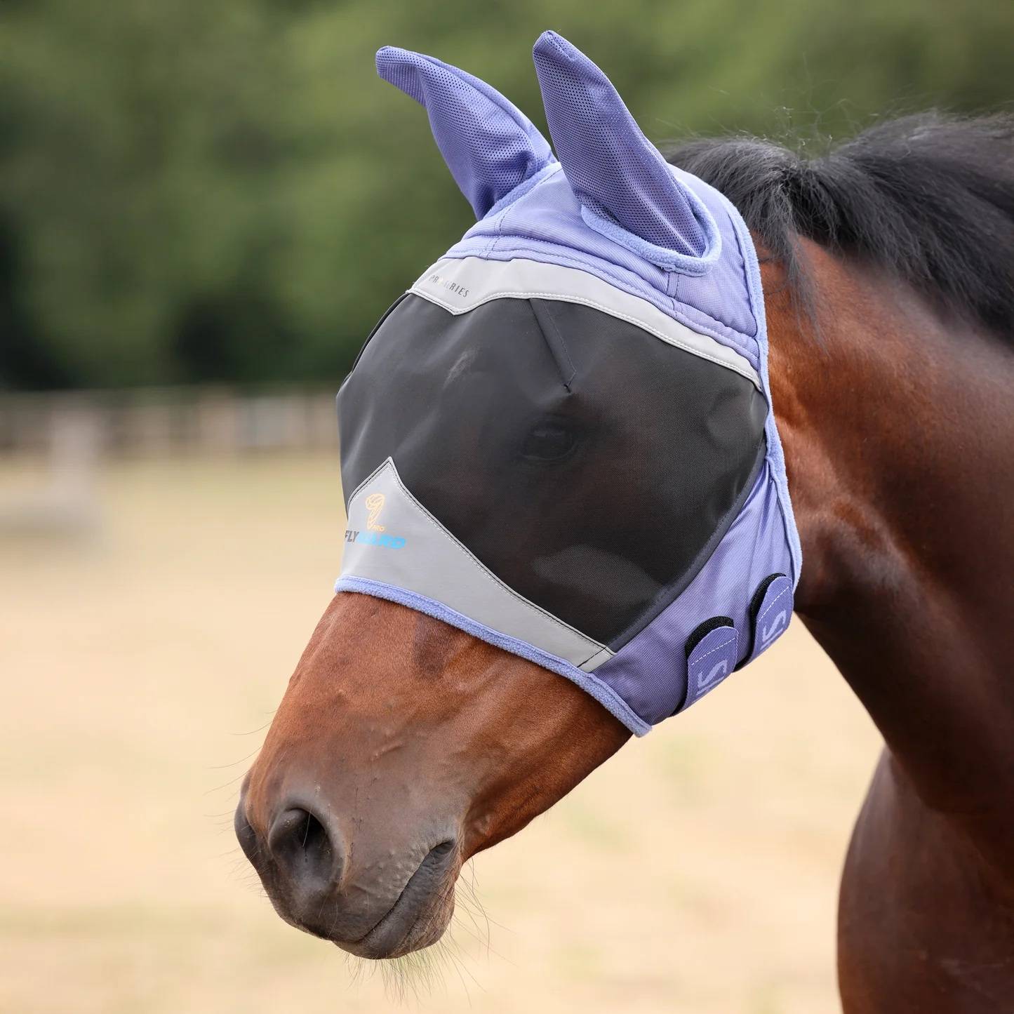 Shires FlyGuard Pro Fine Mesh Fly Mask with Ears