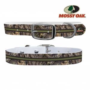C4 Dog Collar Mossy Oak - Break Up Country Duo Tone Stripe Collar