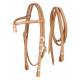 Royal King Futurity Browband with  Silver Buckle Headstall