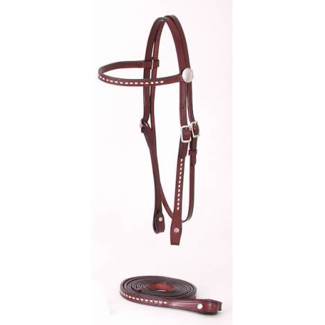 Royal King Buckstitched Browband Headstall