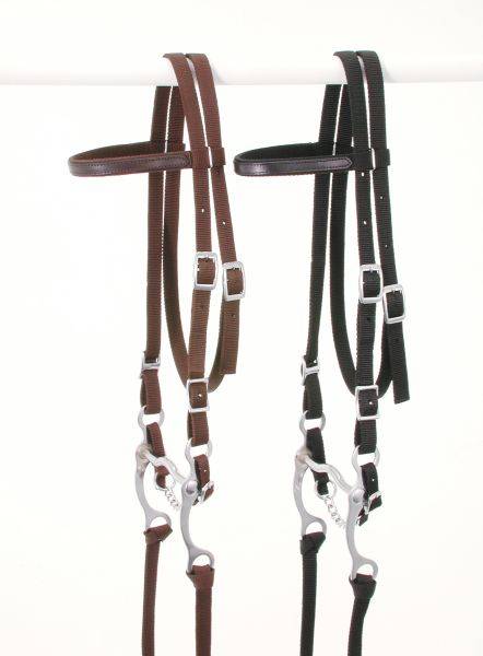 King Series Horse Nylon Browband Bridle