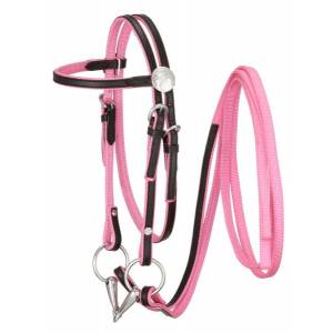 King Series Nylon with  Leather Bridle