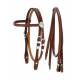 King Series Miniature Browband Headstall w/Silver