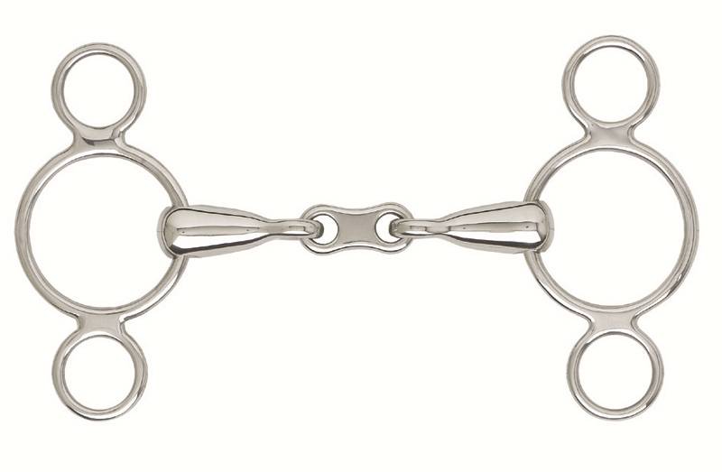 Centaur Pessoa 2-Ring Pony French Mouth Elevator Gag