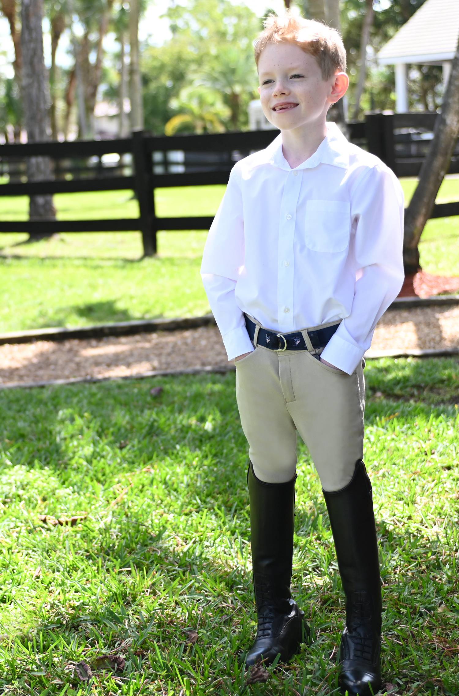 Ovation Boys Euroweave 4-Pocket Breech 