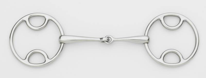 Centaur Stainless Steel Loop Ring Gag Bit