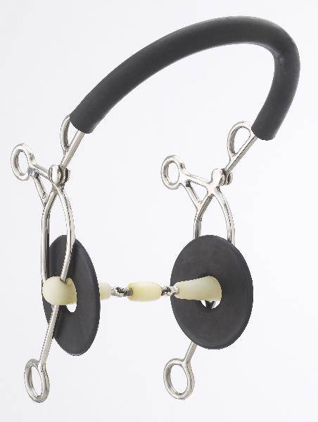 Happy Mouth Hackamore Double Jointed Roller Bit