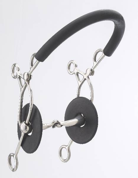 Happy Mouth Hackamore Allmetal Hollow Mouth Bit