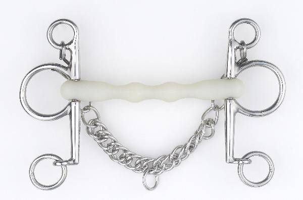 Happy Mouth Pelham Bit With Shaped Mouth