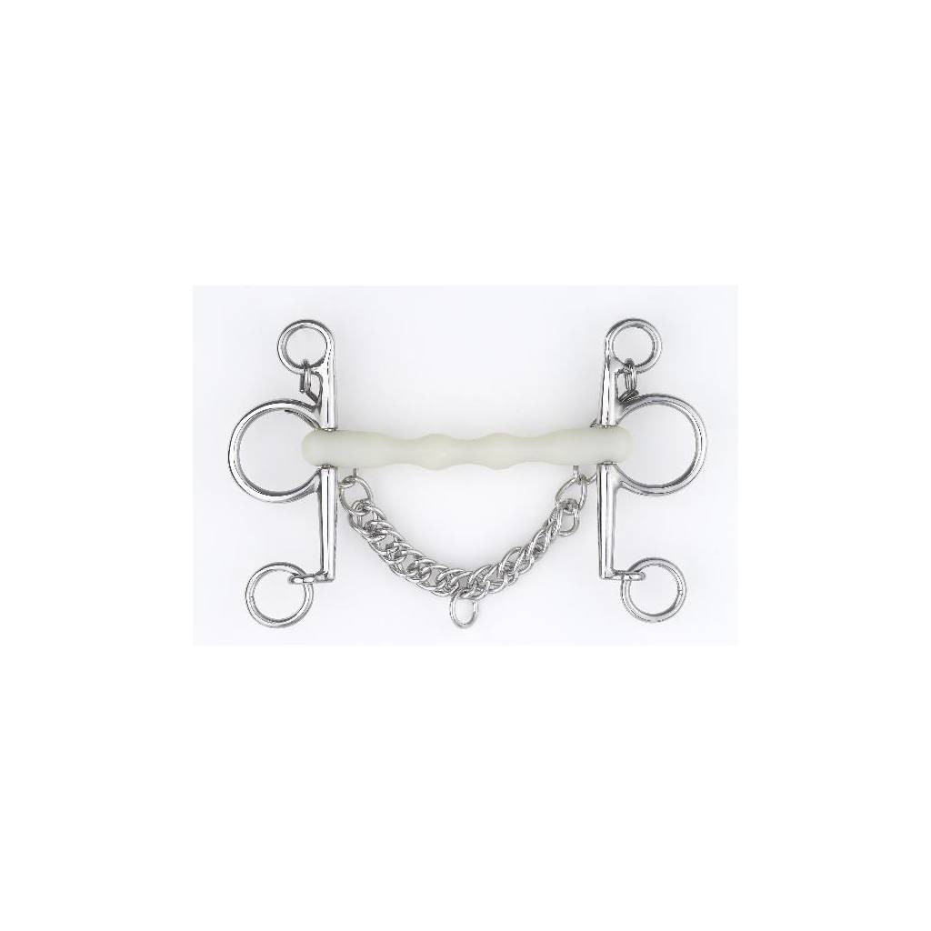 Happy Mouth Pelham Bit With Shaped Mouth