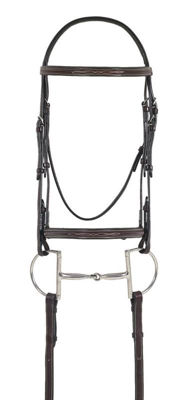 Ovation Fancy Stitch Wide Noseband Bridle