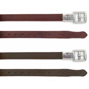 Ovation Covered Stirrup Leathers with Metal Clasp