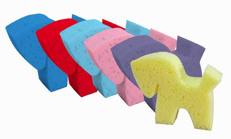 Pony Shaped Grooming Sponges