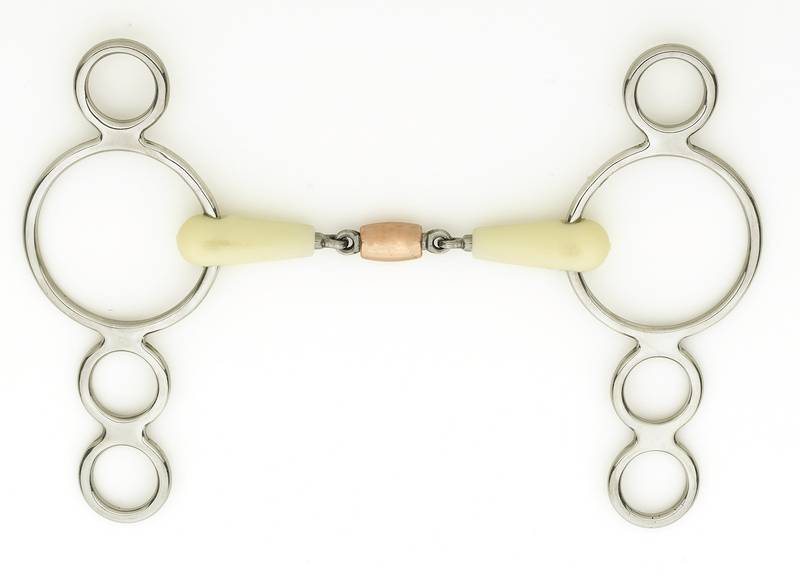 Happy Mouth Copper Roller Mouth 3-Ring Pessoa Gag