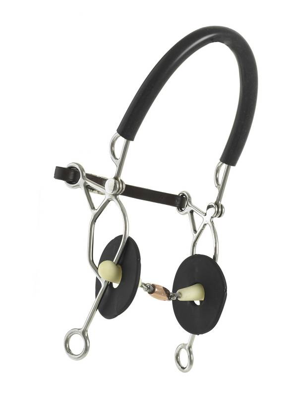 Happy Mouth Copper Roller Mouth Hackamore Bit