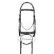 Ovation Padded Bridle with Shaped Nose and Comfort Crown - with Flash