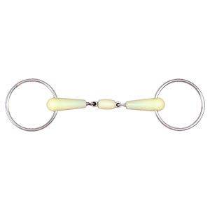 Happy Mouth Thin (16 mm) Double Jointed Loose Ring with  Roller Mouth Bit