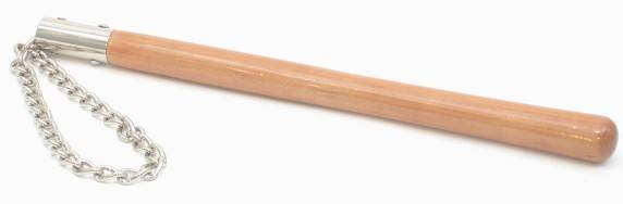 Twitch with Chain End and Wooden Handle