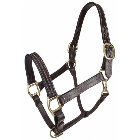 MEMORIAL DAY BOGO: Gatsby Classic Triple Stitched Leather Halter with Snap - YOUR PRICE FOR 2