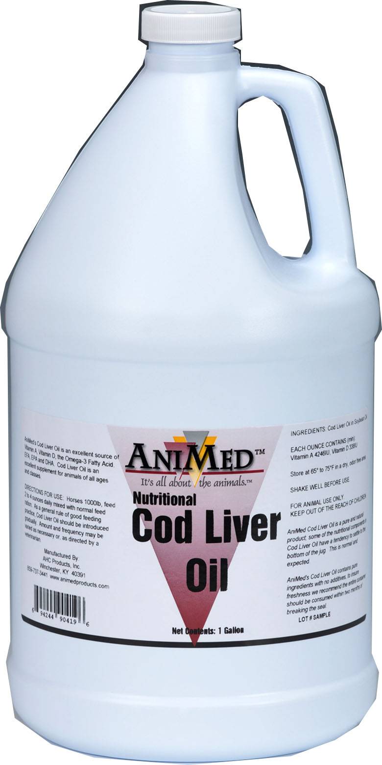 AniMed Nutritional Cod Liver Oil For Horses