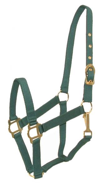 401085-HUNTER-OVERSIZE Gatsby Classic Nylon Halter with Snap sku 401085-HUNTER-OVERSIZE