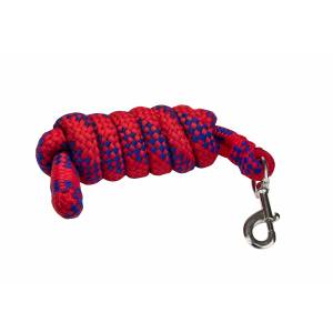 6' Gatsby Acrylic Lead Rope with Bolt Snap - Red/Royal
