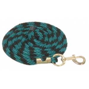 Gatsby Polypropylene 8' Lead with Snap - Teal / Black