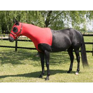StretchX Mane Stay Hood - Red - Extra Large (1400-1600lbs)