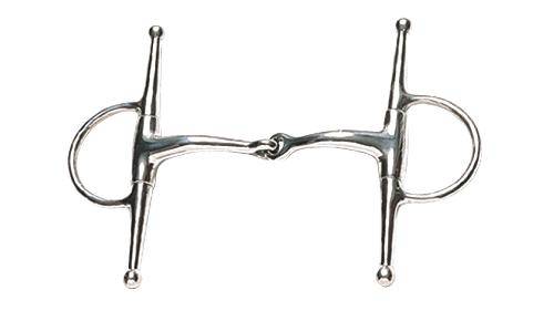 JP Korsteel Jointed Full Cheek Eggbutt Snaffle Bit