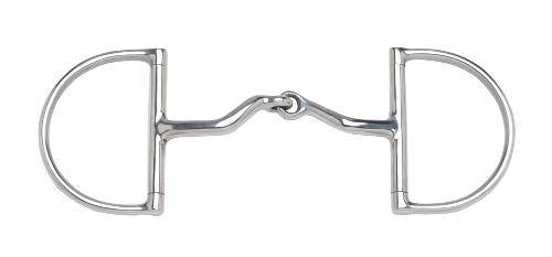 JP Korsteel Jointed Port Hunter Dee Snaffle Bit