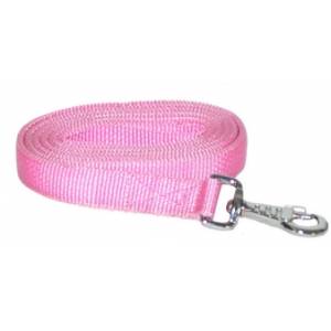 Gatsby Nylon Lead with Snap - Pink - 6'